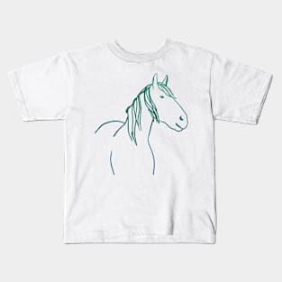 Colorful horse Kids T-Shirt